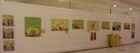 Vernissage-Galerie-Acryl-Bilder-Ausstellung-integrative Kunst-Julie - Cath&eacute;rine Fischer